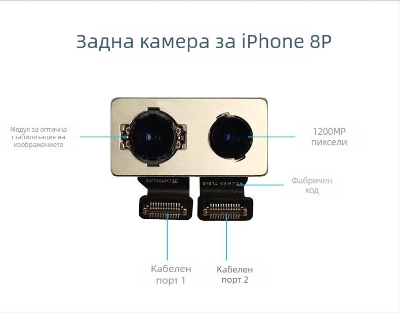 Модул за задна камера на Apple, CMOS сензор, 12 MP, вградена