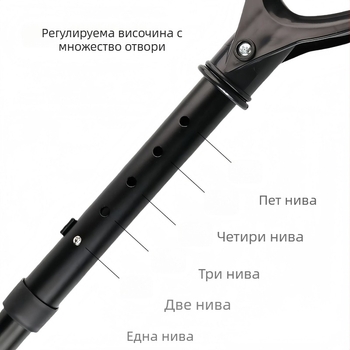 Помощник за ставане с регулируема височина и многоетапна дръжка за възрастни и бременни