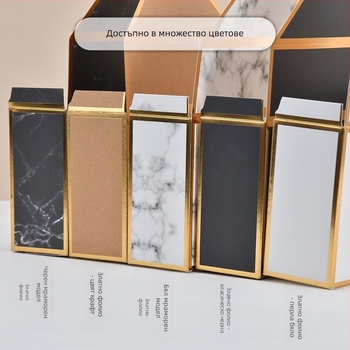 Кутия за цветя с дизайн на плик, ръчна изработка, модел Hot stamping envelope flower box, изработена от 600 g бял картона, пакет 12 бр., марка Qianxi packaging.