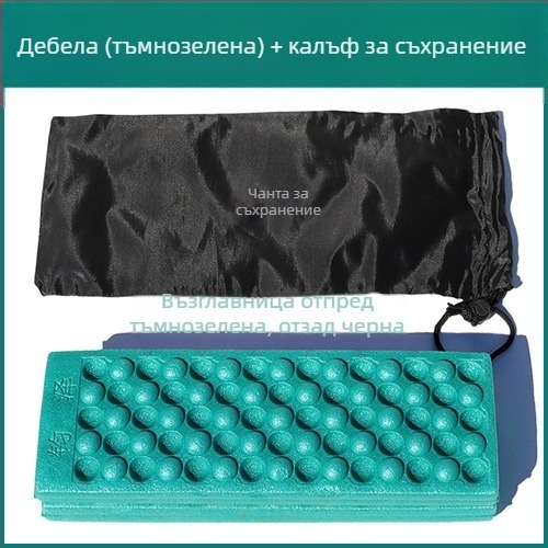 Портативна XPE квадратна танцова подложка, водоустойчива и влагозащитна, пяна подложка, сгъваема за къмпинг за един човек