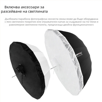 Zhiqi Рефлекторно оборудване - Преносима мека светлина за фотография и видеозаснемане