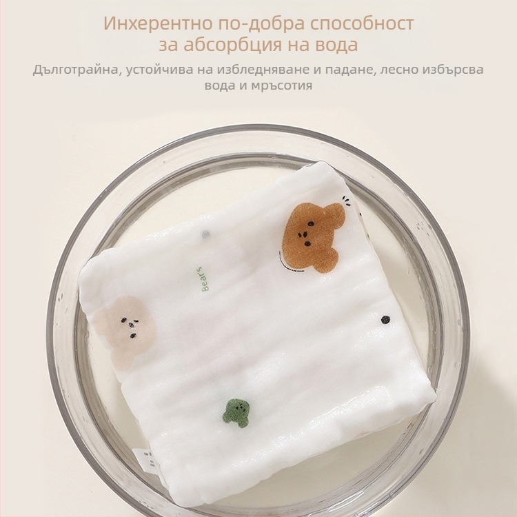 Бебешки лигавник от чист памук и марля; мек кърпичка за лице, подходящ за деца на възраст 3–8 години (пролет 2025)