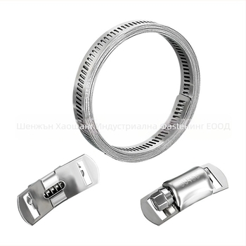 DIY хомут за маркуч от 304 неръждаема стомана — американски стил, дебелина 0.7, ширина на лентата 13