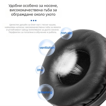 Жично хедсет с микрофон, USB връзка, честотен диапазон 20–20kHz, импеданс 32 Ω, чувствителност 98 dB