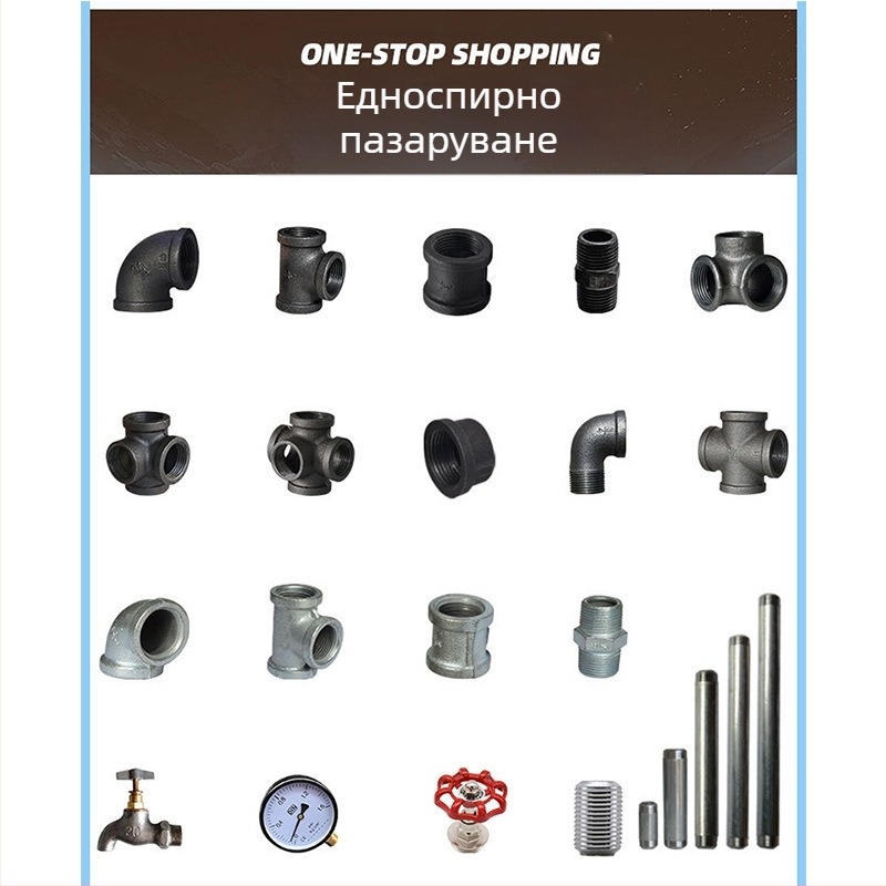 Чугунена фланцова плоча за водопроводна база за тръби, DN15/DN20/DN25; фланцов диаметър 4/6/1 инча