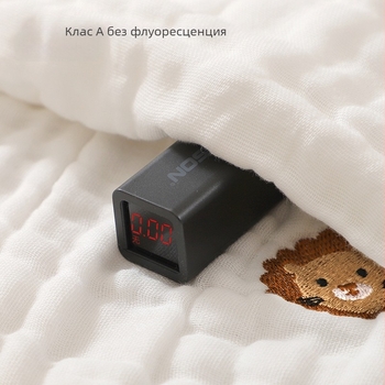 Бебешки лигавник за слюня — лятна тънка памучна газова тъкан, квадратен формат, за деца 3–8 години