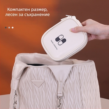 Портативна аптечка за пътуване: чанта за лекарства и козметика, кубична форма, мултифункционална първа помощ