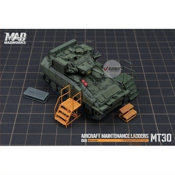 MADWORKS Инструменти 1/72 Модел самолет: стълба за поддръжка и мобилна работна платформа MT28-32