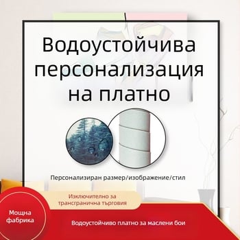 Персонализиран плакат на платно с мускулно изкуство за фитнес — печат по вашата снимка