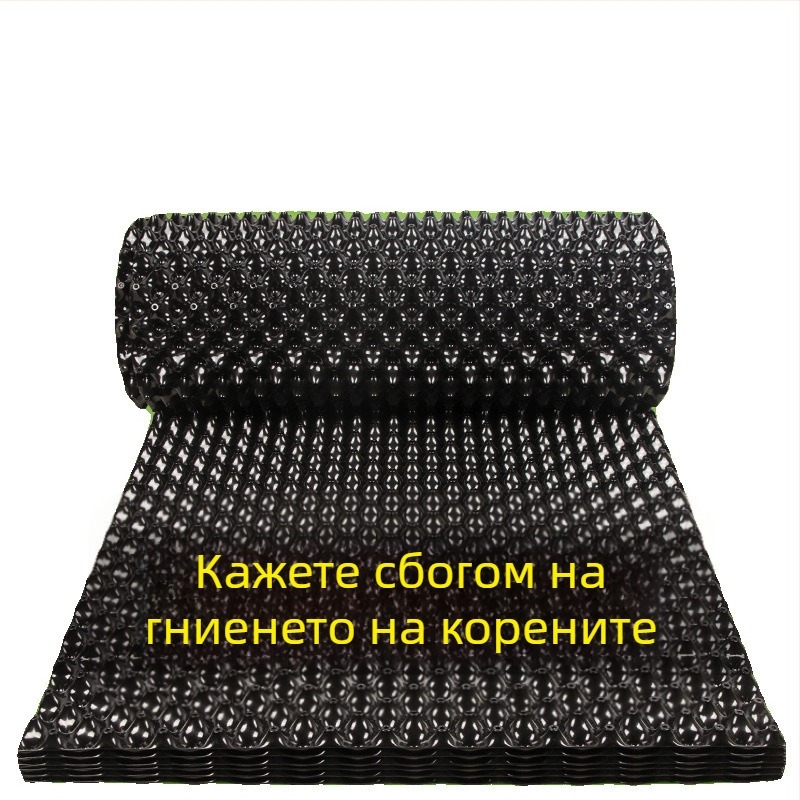 Дренажна дъска за покривни градини за отглеждане на зеленчуци, дъска за водоснабдяване и озеленяване на покрива, филтрационна дъска, двустранна коренова бариера за контрол на корените