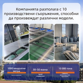 Фибростъклен полупрозрачен панел за покрив и балкон, осветителен панел за домашен навес и оранжерия