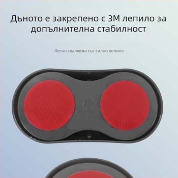 Автомобилен държач за чаша на таблото с две отделения за съхранение на термос и напитки