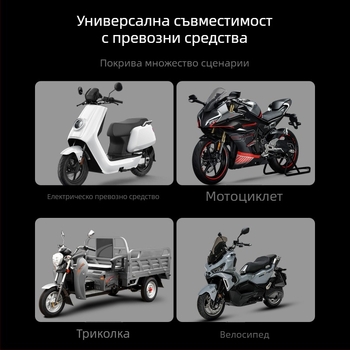 LED фар за мотоциклет, висока яркост, H4/BA20D/P15D, двуцветен жълто-бял