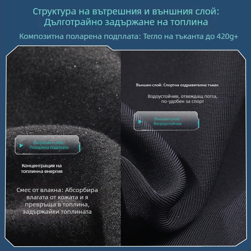Зимна ски-маска за мъже и жени, за каране на открито, с флисово подплата и удебелена конструкция, ветроустойчива и студоустойчива защита за лицето с магнитно закрепване