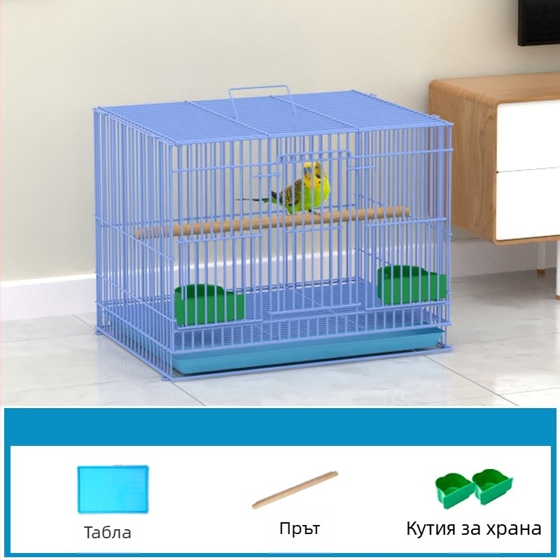 Метална клетка за птици, гълъби и папагали