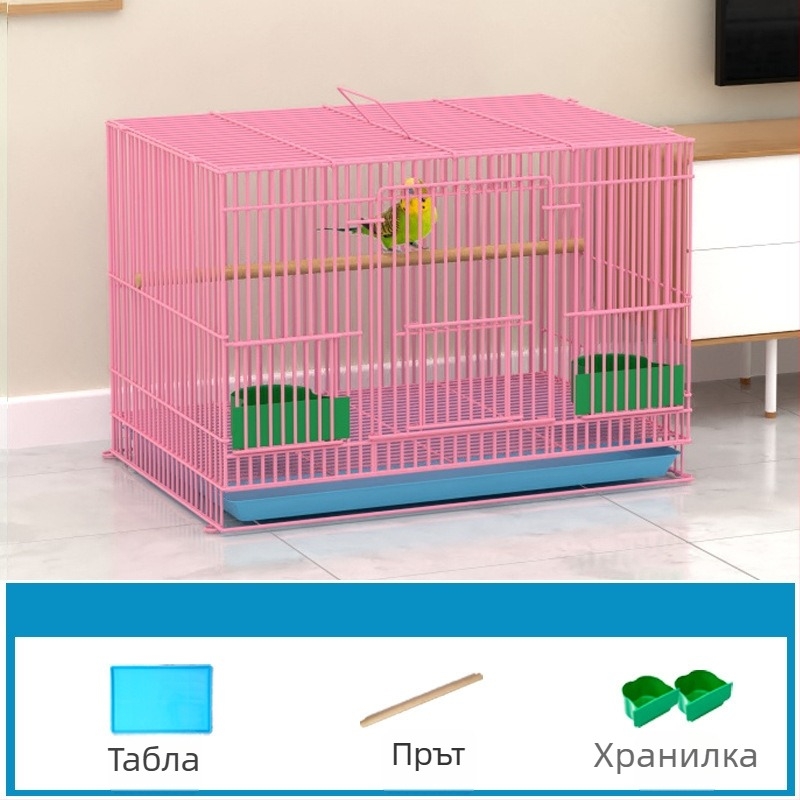 Метална клетка за птици, гълъби и папагали