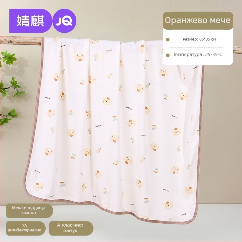 Jingqi памучен увивател за новородено – тънка завивка за завиване, за всички сезони, Тип A