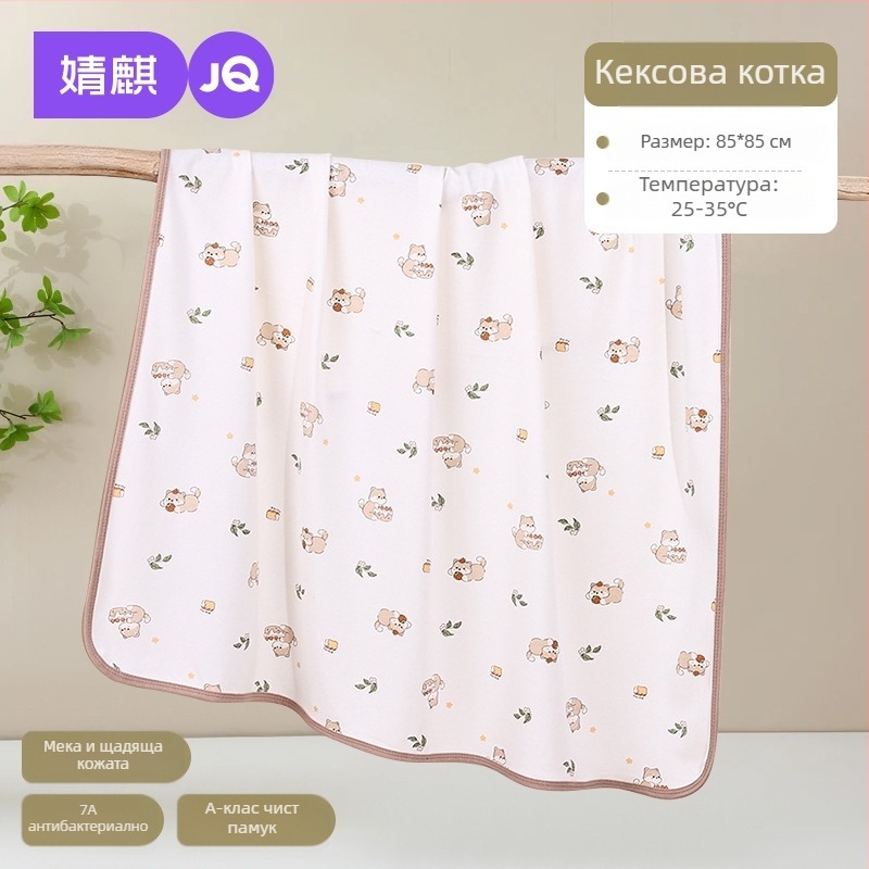Jingqi памучен увивател за новородено – тънка завивка за завиване, за всички сезони, Тип A