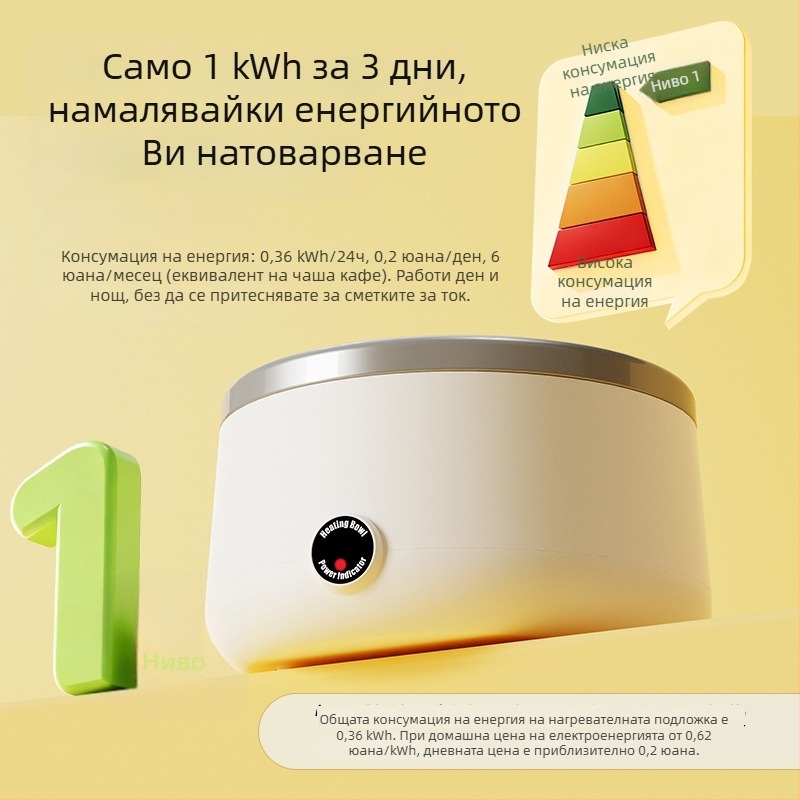 Диспенсър за вода за котки с постоянна температура, циркулиращ филтър и интелигентно автоматично подаване на вода