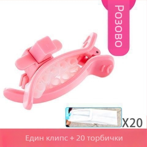 Автоматичен събирач за кучешки изпражнения по време на разходка, с торби за отпадъци и инструмент против замърсяване