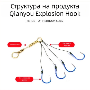 Експлозивна кука за риболов