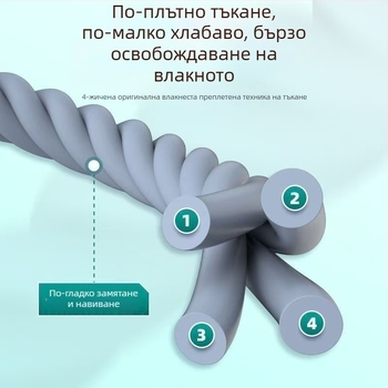 Комплект от 20 бр. ултра-фина лидерна линия с двойни куки за риболов, предварително вързани и ръчно изработени с ПЕ линия
