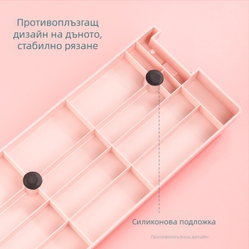 Deli мини ръчен резач за хартия A4 – двупосочна глава за рязане, двойно острие, за офис и училище