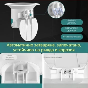 Дезодиращ уред за тоалетна и устройство за блокиране на миризмата