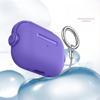 Калъф за AirPods Pro 3 и AirPods Pro 2 Gen 2 с лента за връзване и закопчалка, кейс за AirPods 4