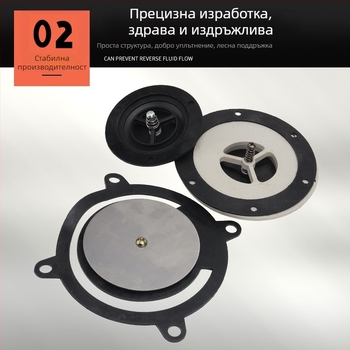 Фут клапан за водна помпа с чугунена филтърна мрежа и еднопосочен клапан — размери 1/1.5/2/3/4 инча