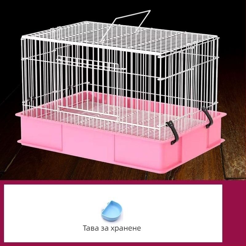Голяма домашна клетка за зайци, водоустойчива против пръски, за зайци и морски свинчета, усилена за развъждане