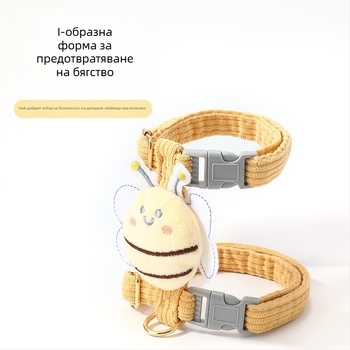 В наличност: котешка каишка с анти-избягване и регулируема жилетка за разходки, стил I-образен дизайн