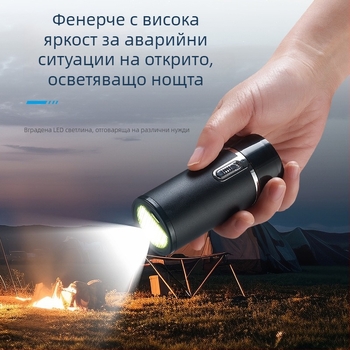 Мъжка електрическа самобръсначка с две въртящи се глави, USB презареждане, за бръснене на голи глави