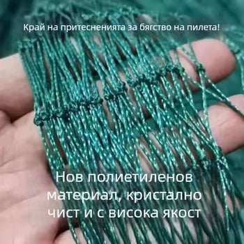 Полипиленова рибарска мрежа и мрежи за рибовъдство, повдигащи мрежи, разделителни мрежи, мрежи против птици и кокошки, мултиразмерна риболовна екипировка