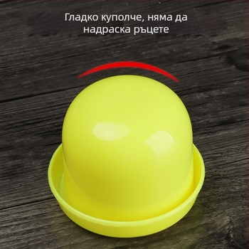 Двучастова пластмасова чаша за зарове с база за подложка, за барове и караоке