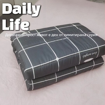 1,5 кг завивка с пълнеж от синтетично влакно и коприна-памук, размер 150x200 см, за студентско общежитие, пролетно-есенна