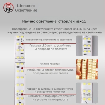 220V гъвкава RGB неонова LED лента, 2835 чип, три цвята, 5050RGB, водоустойчива за външно ползване, 5730 лента