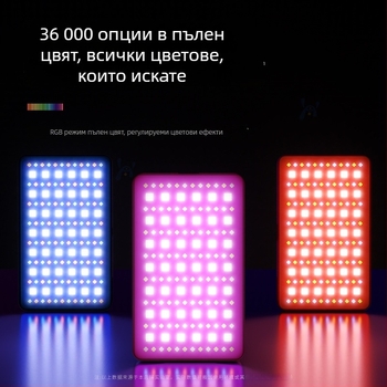 Мини портативна LED светлина за телефон – светлина за лайв стрийминг, снимки и видеа, компактна USB захранвана лампа