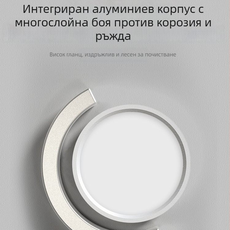 Ултратънък повърхностно монтиран кръгъл LED спот таванна лампа за всекидневна, спалня и антре