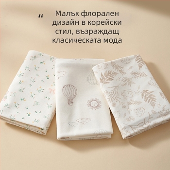 Rouyun Бебешка завивка от чист памук за новородени
