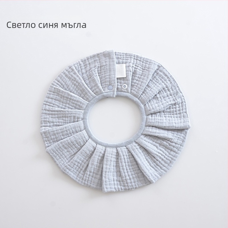 Бебешка попивка за слюни от памук и марля, есенно-зимна, корейски стил, за деца 0–2 години