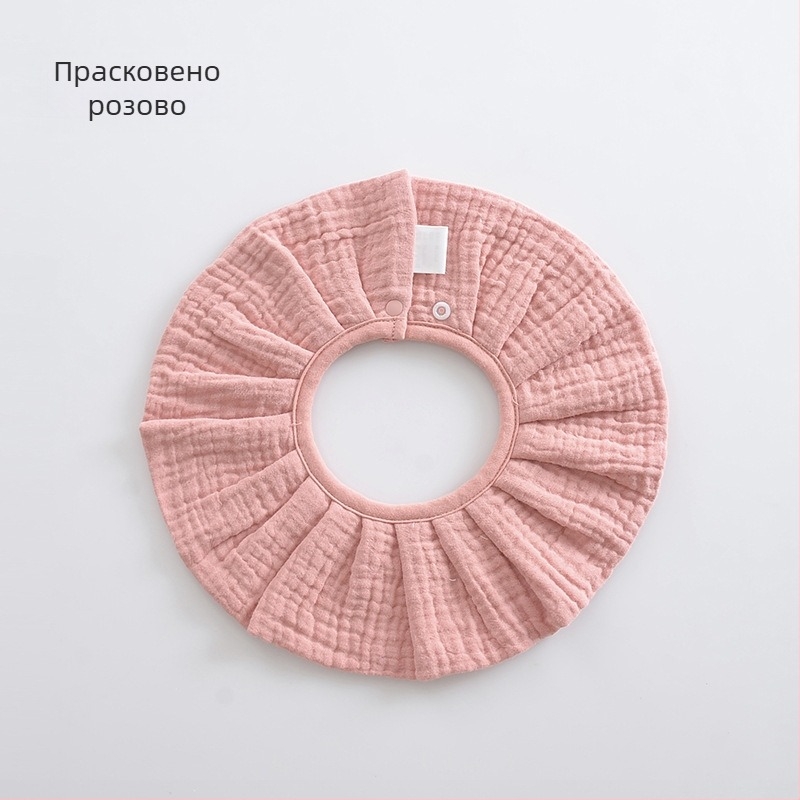 Бебешка попивка за слюни от памук и марля, есенно-зимна, корейски стил, за деца 0–2 години
