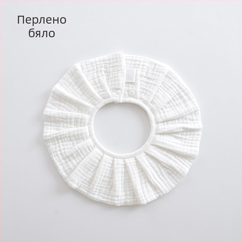 Бебешка попивка за слюни от памук и марля, есенно-зимна, корейски стил, за деца 0–2 години