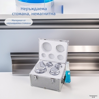 Комплект тежести JF-1, немагнитна неръждаема стомана, висока прецизност, висококачествен материал, различни размери, висока якост
