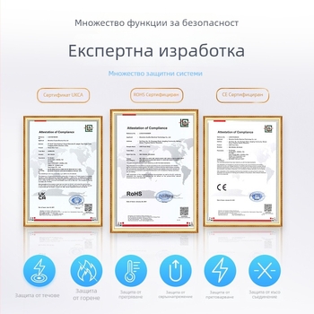 Yohome вертикален мултифункционален интелигентен разклонител за безопасно съхранение