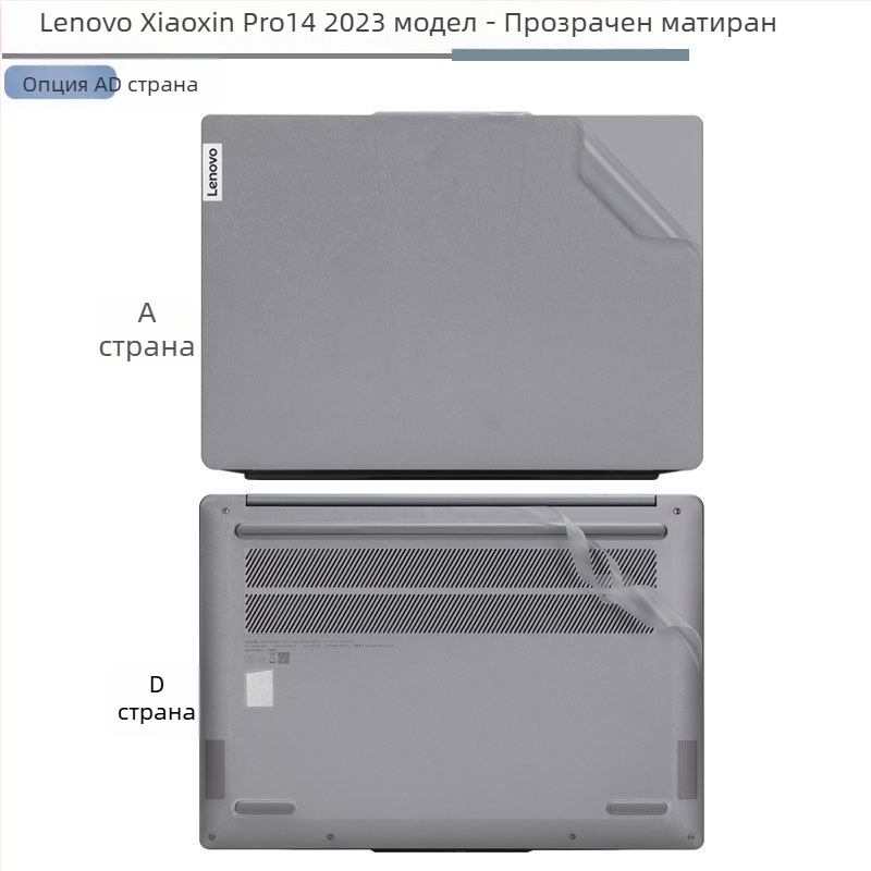 Lenovo Pro14 14-инчов лаптоп: комплект филм за корпуса и стикери