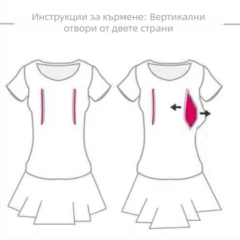 Есенно-зимна бременна рокля с бродерия и илюзорен двучастен дизайн, V‑образно деколте, плетен кърмещ кардиган