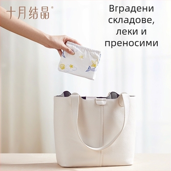 Пелерина за кърмене от памук (>95%), без ръкави, висящо деколте, китайски стил (есен 2024)