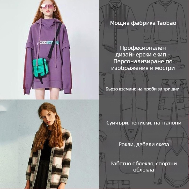 OEM плетени тениски и суитшърти, малки поръчки за пробна изработка по чертежи, унисекс средно-висок клас облекло