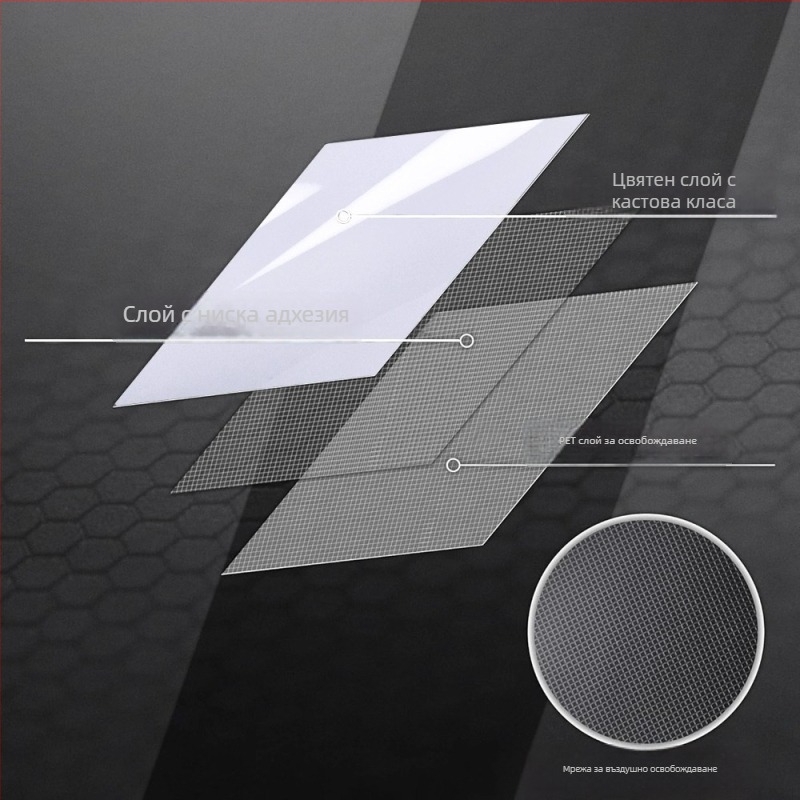 PET самозалепващо фолио за пълна обвивка на автомобили и мотоциклети, марка Tainier, 5-годишна гаранция